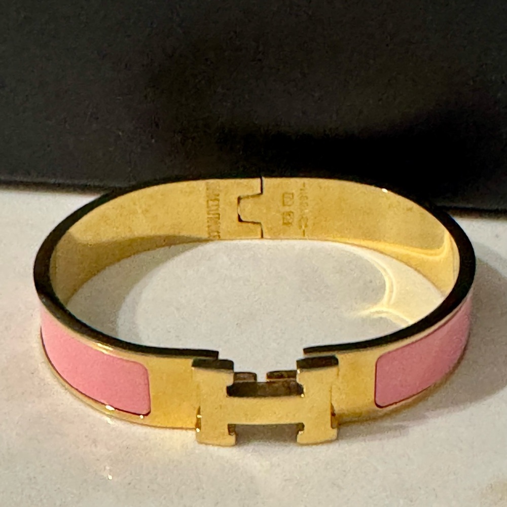 Gold and Pink Bracelet